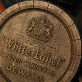 "White Label" Scotch Whisky,  tøndebund
